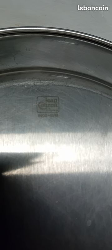 Plateau inox marque Jean Couzon (image 2)