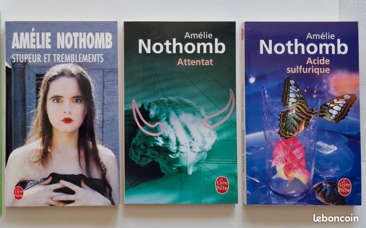 Lot de 3 livres de Amélie Nothomb - Etat neuf (image 1)