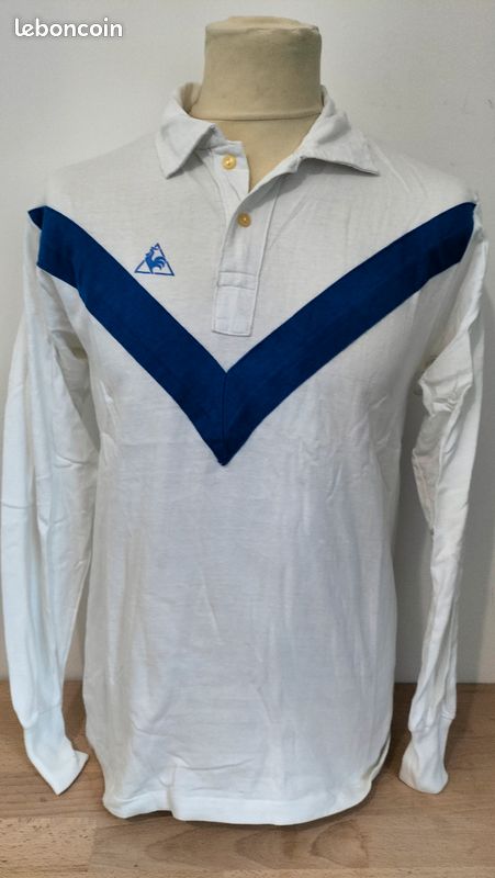 UNION SPORTIVE DE CAVEIRAC Maillot Le Coq Sportif Vintage 80s Porté