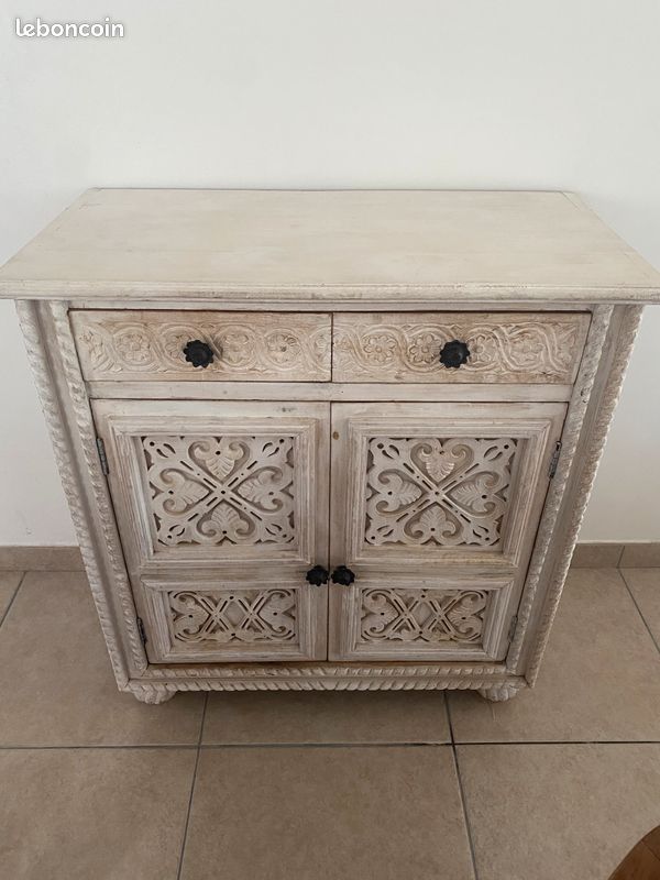 Buffet en bois style oriental (image 2)