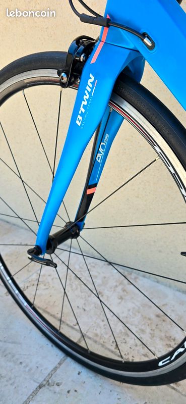 Vélo de course tout Carbone BTWIN ULTRA CF 740 - Taille M - Equipé Campagnolo Athena 11v (image 5)