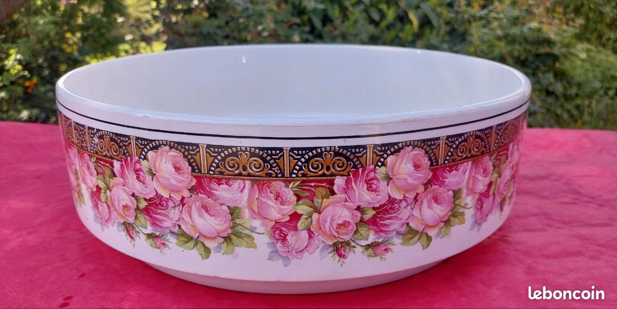Très joli Contenant ancien en porcelaine (image 1)