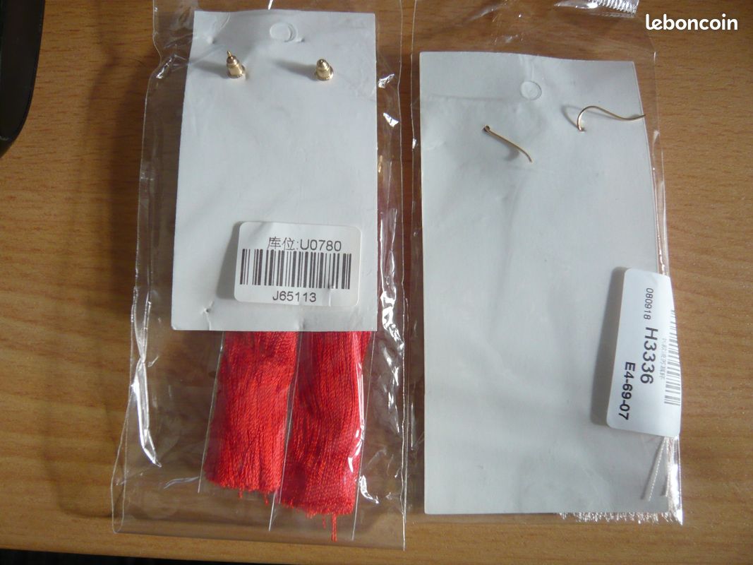 Boucles d'oreilles - fantaisie 1 (image 3)