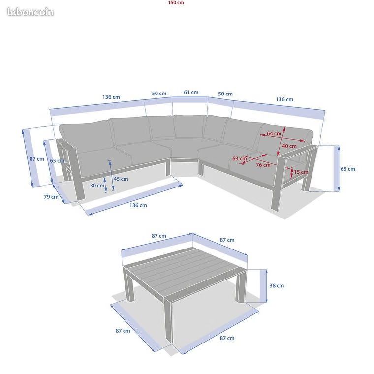 Salon d'angle de jardin (image 4)