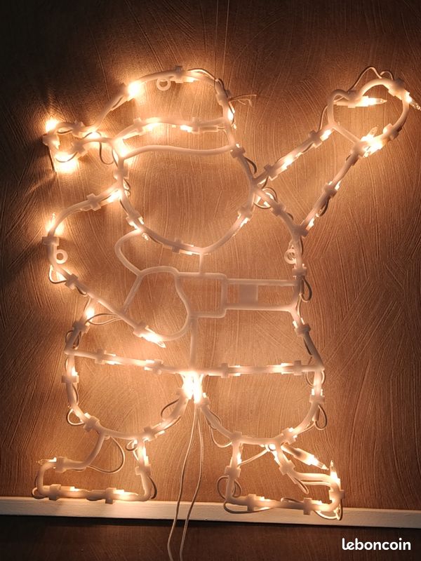 Père Noël intérieur lumineux 46cm (image 4)