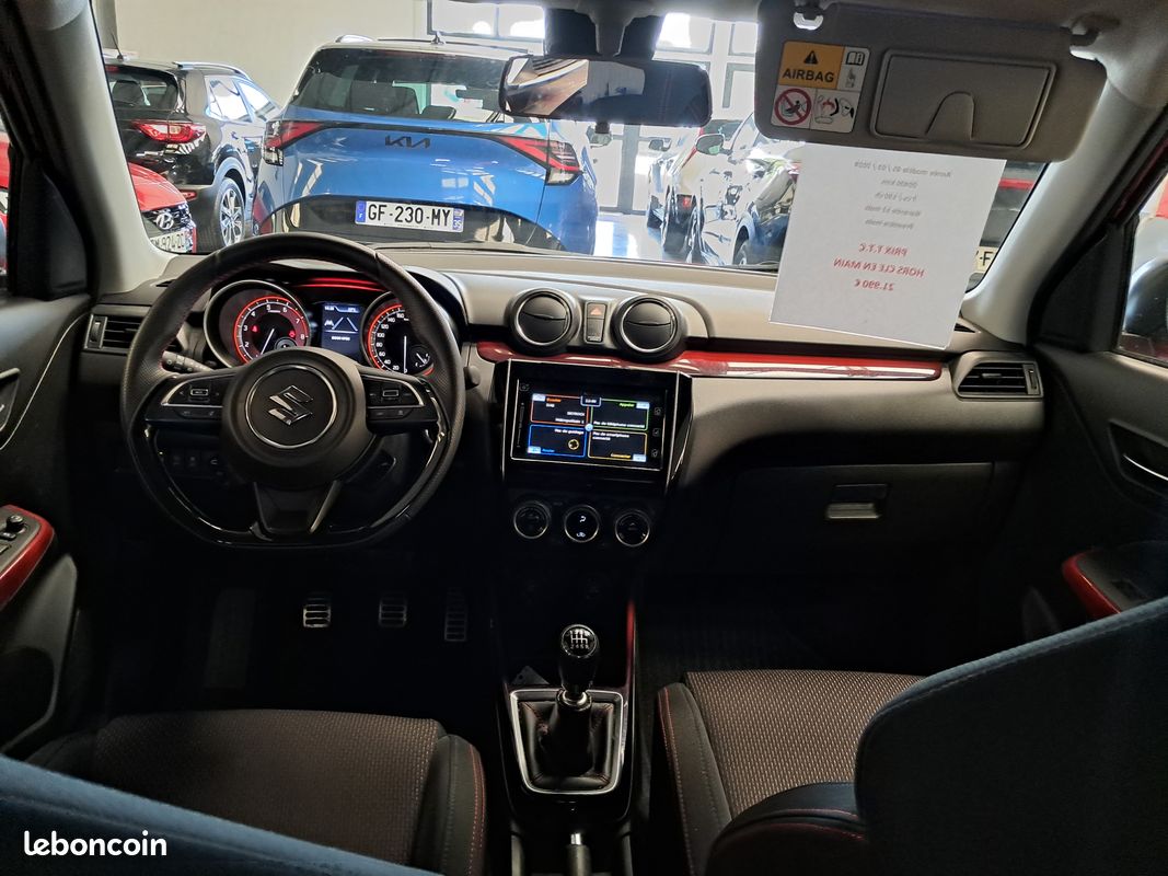 Suzuki swift 1.4 boosterjet hybrid 130 sport faible kms (image 4)