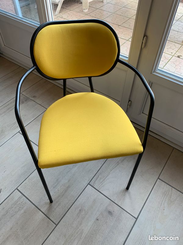Chaise fauteuil potiron (image 1)