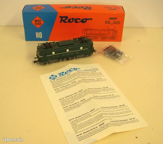 Roco BB 300 SNCF Epoque III Echelle 1:87 Locomotive Electrique - Verte (04170A) | Achetez sur