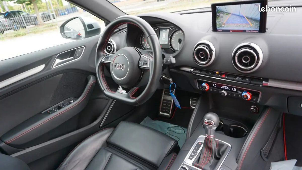 Audi S3 SPORTBACK 2.0 TFSI QUATTRO 300 CH BVA - B&O CAMÉRA D'AIDE AU STATIONNEMENT SELLERIE CUIR ... (image 17)