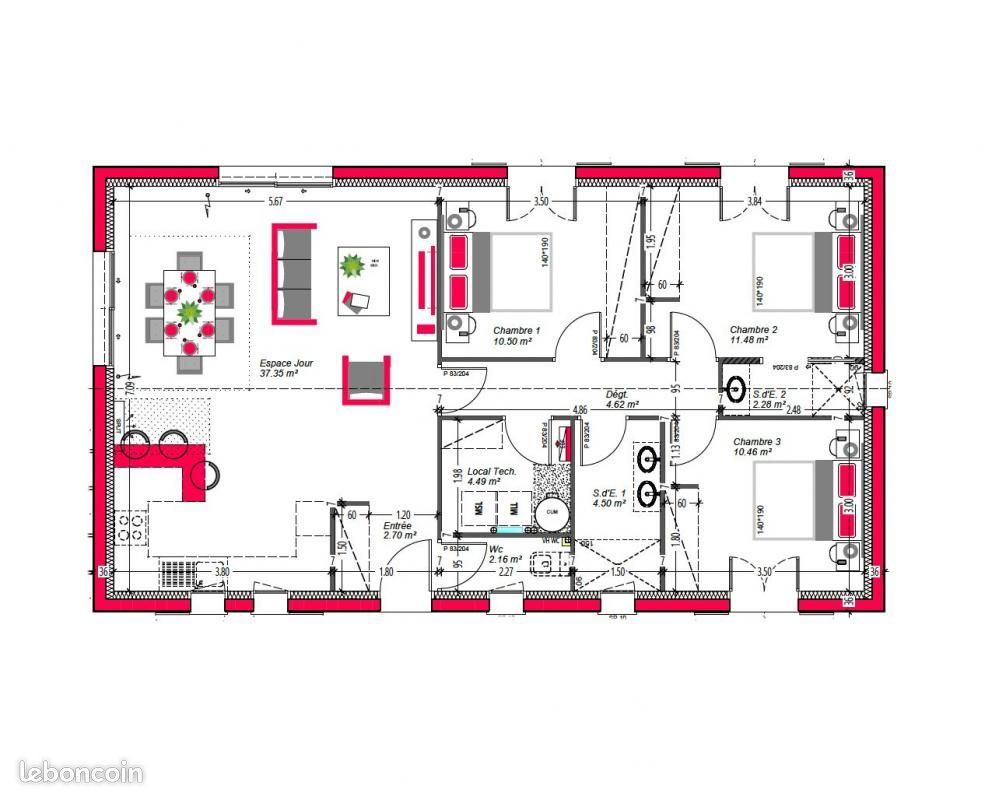 Villa 4 pièces 90 m² (image 4)