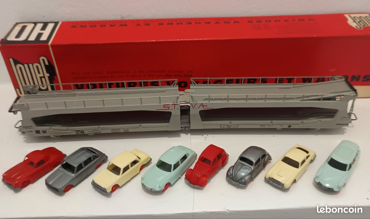 Wagon Jouef 6571 Stva Articulé 3 Essieux - Avec Boîte D'Origine - Occasion