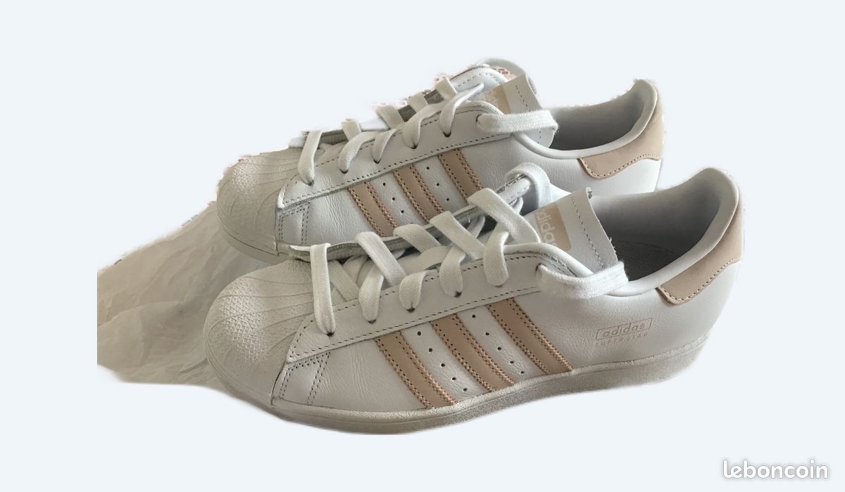 Superstar Blanc Adidas Superstar Beige Et Rose Adidas Femme Rose