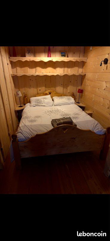 Lit bois massif pour appartement ou chalet montagne (image 5)