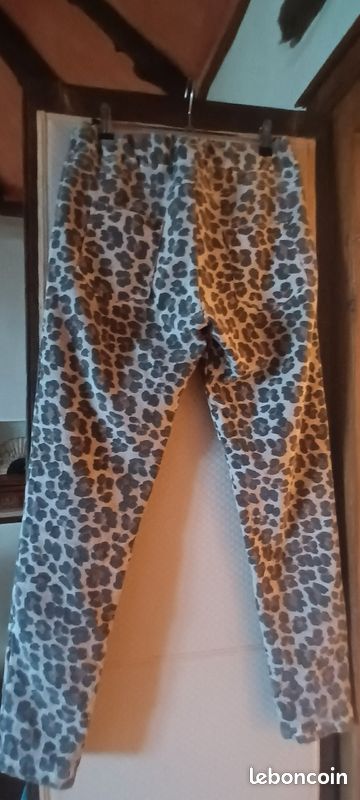 Pantalon stretch taille élastique (image 1)