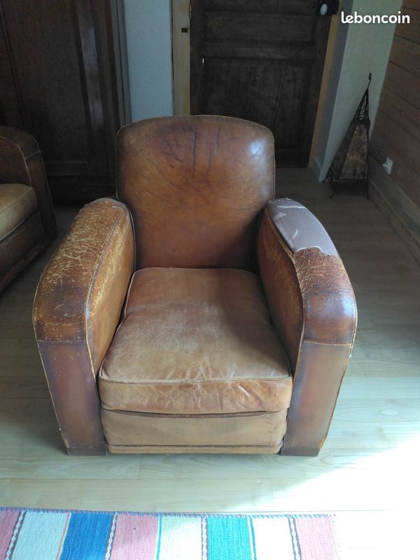 Fauteuils club cuir (image 7)