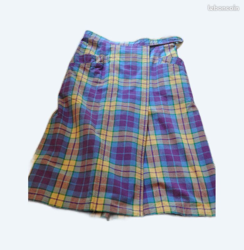 Jupe culotte chemise LACOSTE VINTAGE (image 1)