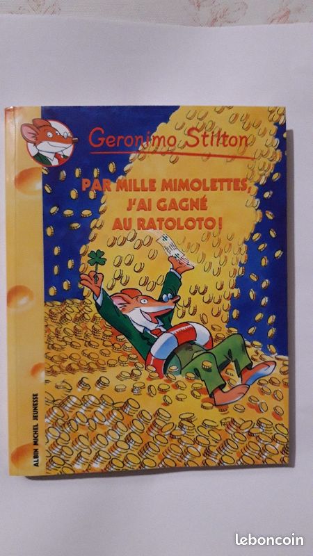 Geronimo Stilton par 1000 mimolette j'ai gagné au ratoloto (image 1)