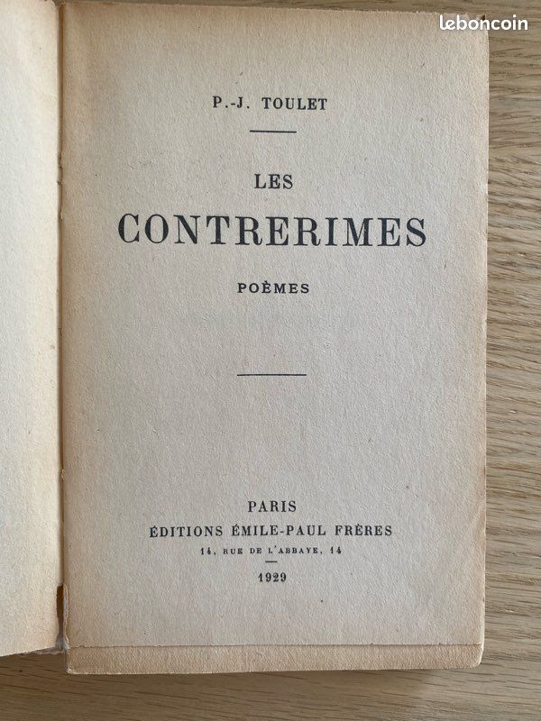 Les contrerimes - P.-J. Toulet (image 3)