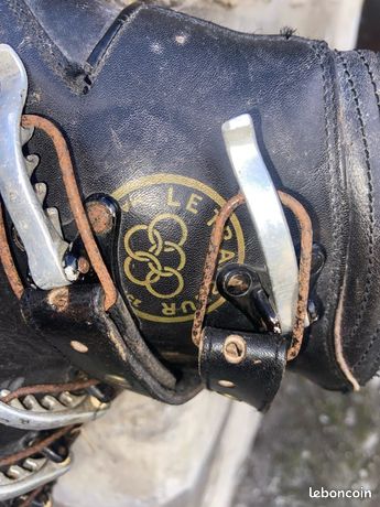 Chaussures De Ski Vintage LE TRAPPEUR - Jeux Olympiques 1968 France - Pointure 39