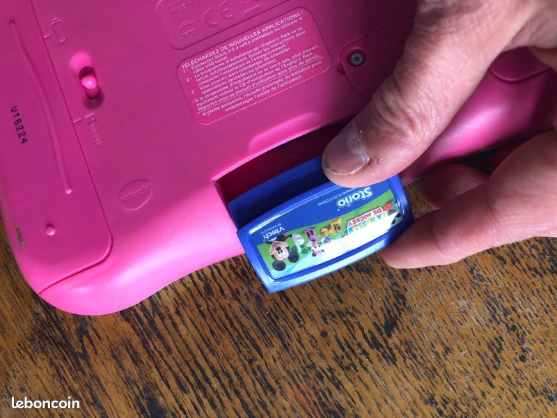 VTech Storio 3S Rose + 2 Jeux Mickey Et Docteur La Peluche - Console éducative