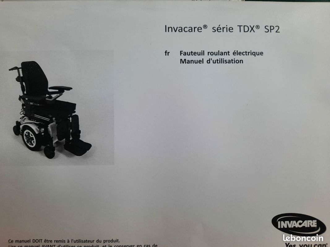 Fauteuil roulant électrique invacare (image 3)