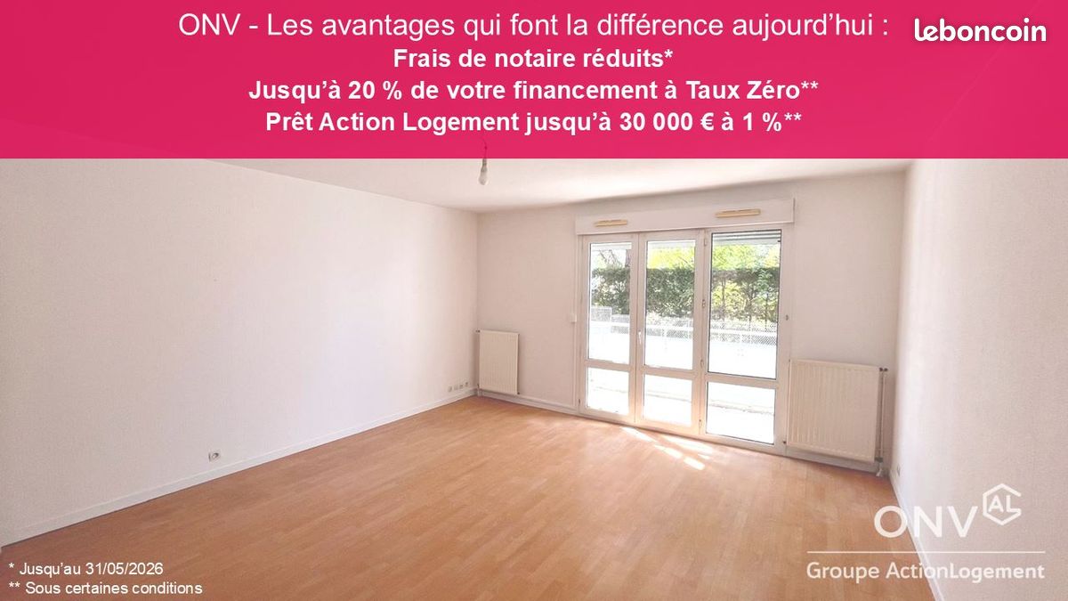 Appartement 3 pièces 66 m² · à Libourne · 66 m² · 107 592 €