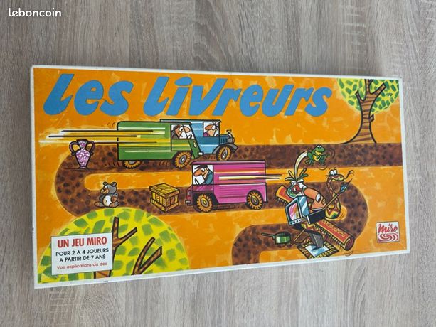 Jeu De Société Vintage Complet 'Les Sponsors De L'Automobile' Par Miro, Excellent état