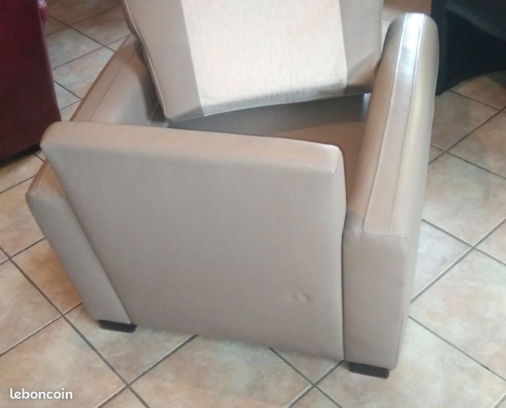 Fauteuil cuir (image 3)