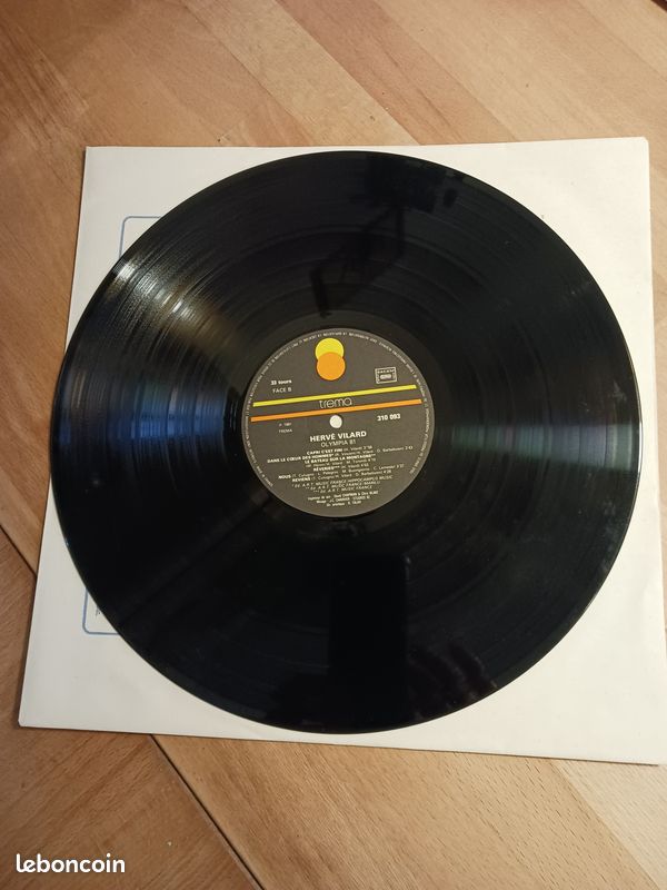Disque Vinyle 33 tours - Hervé Vilard - Reviens - Olympia 1981 (image 4)