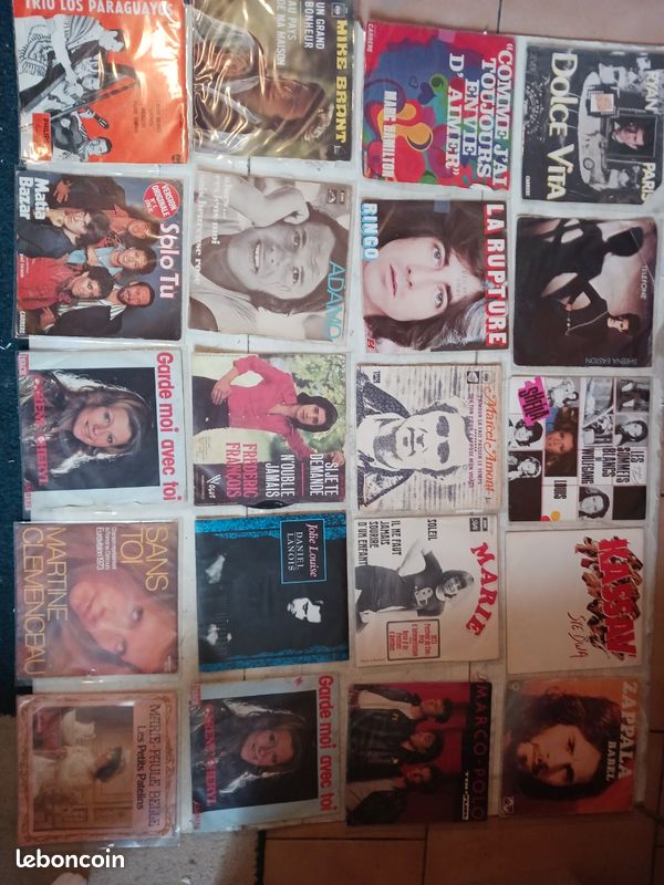 Gros lot vinyles 45 tours année 60-70-80 (image 16)