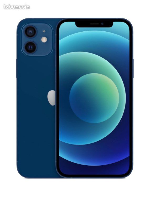 IPhone 12 bleu 64g (image 1)