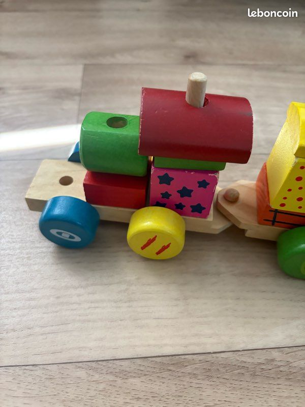Train en bois bébé (image 3)