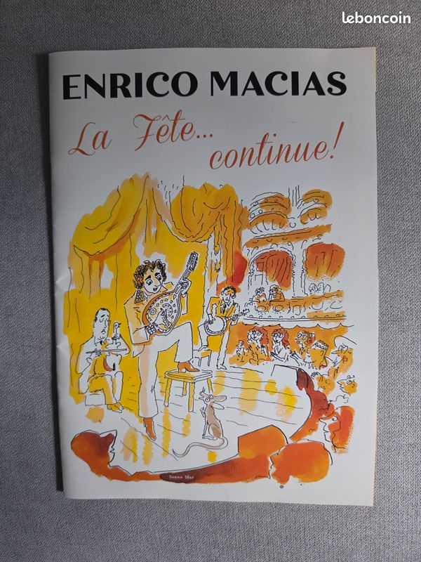 Programme tournée Enrico Macias (image 1)