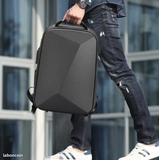 Sac à Dos pour Ordinateur Portable Idéal Pour Voyages Etanche Antivol Prise USB (image 4)