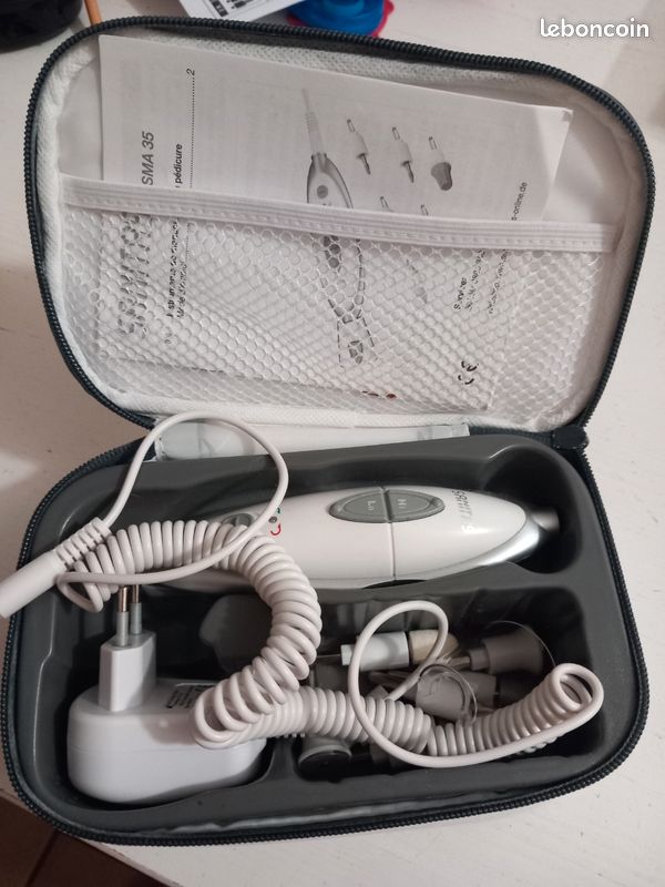 Set Manucure/pédicure Sans Fil Sanitas - Occasion - Fonctionne Sur Batterie