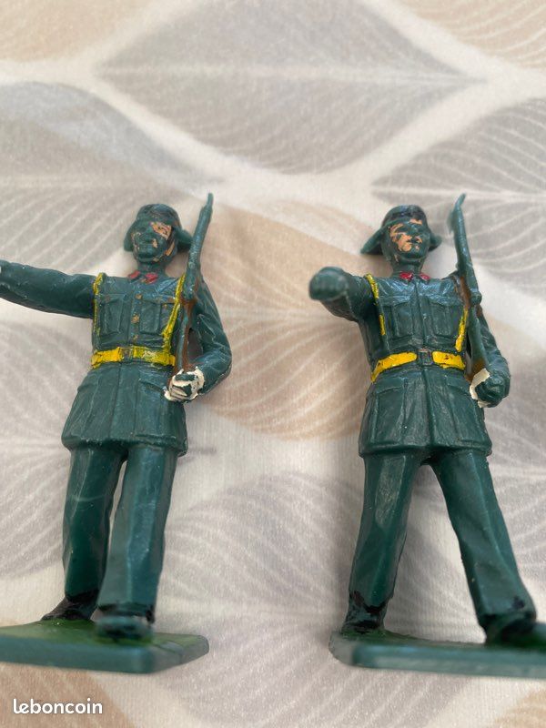 Lot De Soldats Plastique Marksmen London - 1:32 (60mm) - NEUFS Sous Blister - Années 80