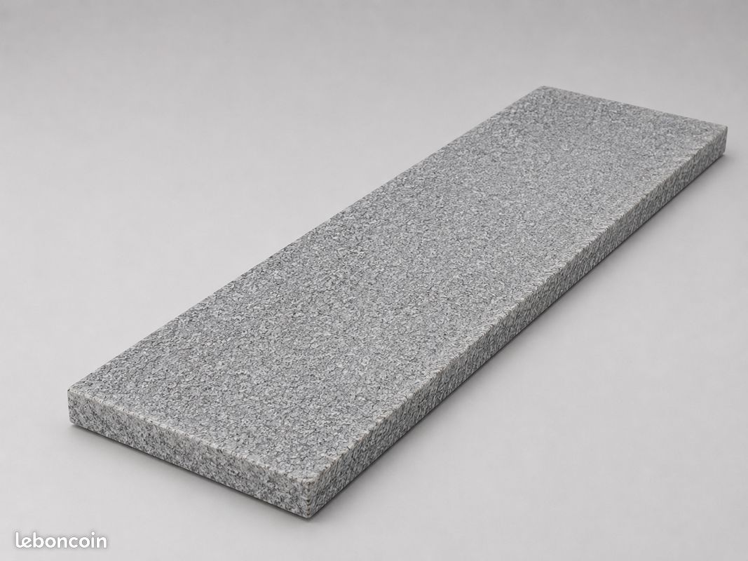 Couvertine granit gris grains fins - 25x100x ep 2 cm (image 3)