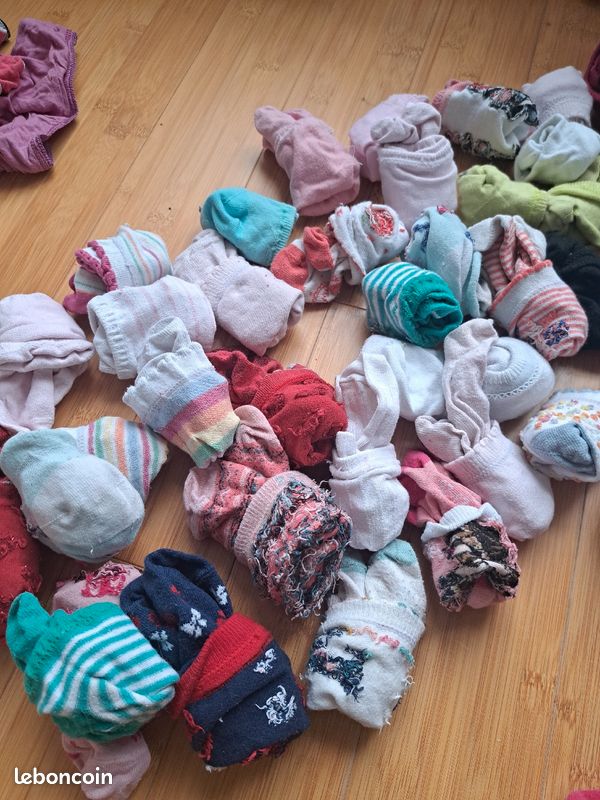 Lot chaussettes enfant toutes tailles (image 3)