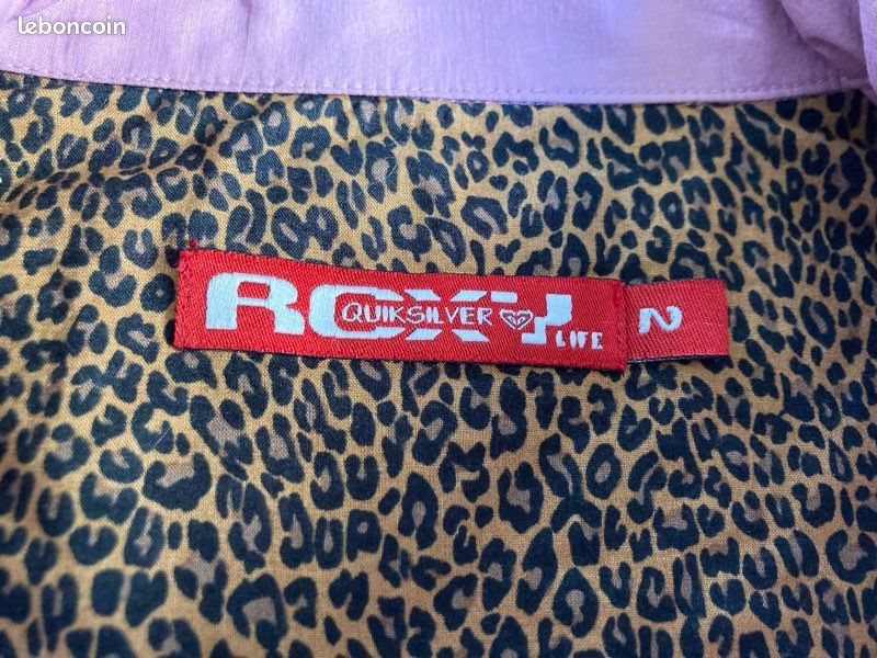Chemise Vintage Roxy QuickSilver Lila T2 (image 2)