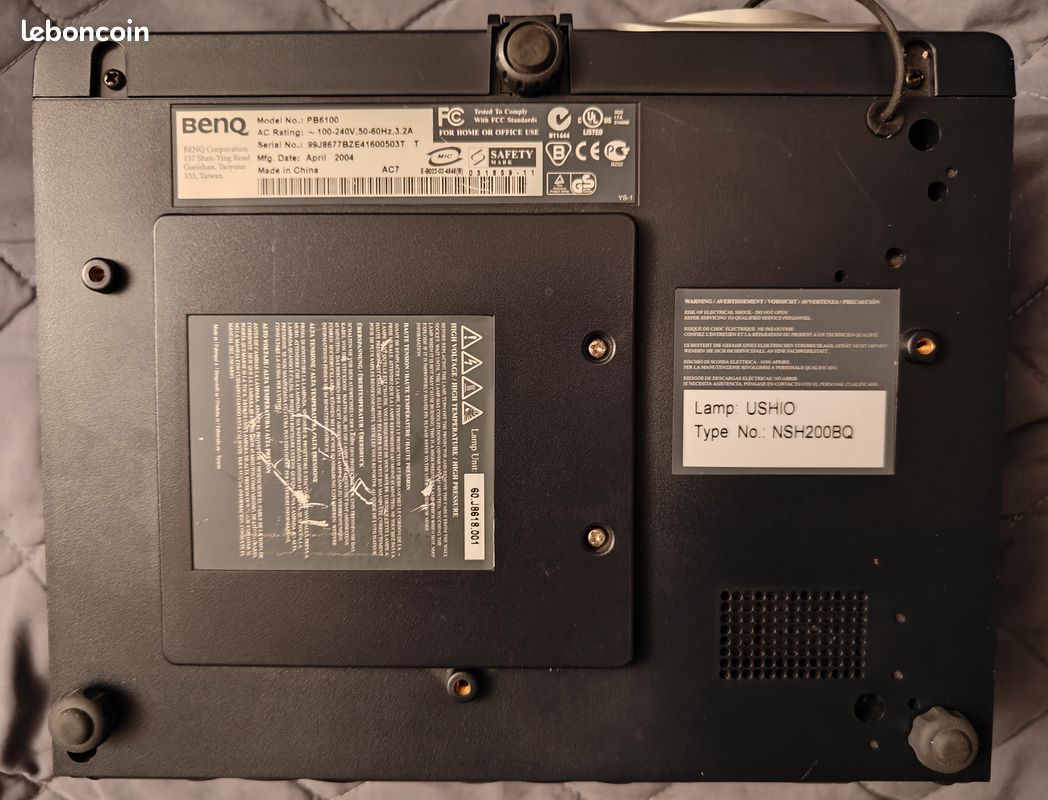 Projecteur Benq PB 6100 (Ampoule à remplacer) (image 4)