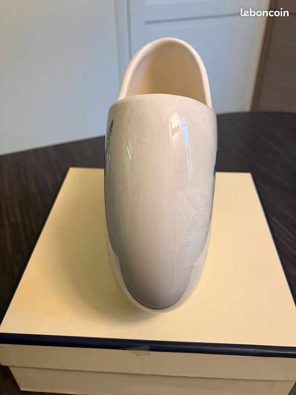 Reservé Nelly Vase 1/2 lune en faïence de Gien Décor Alice (image 4)