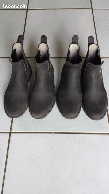 2 paires de boots d ' équitation taille 32 (image 1)