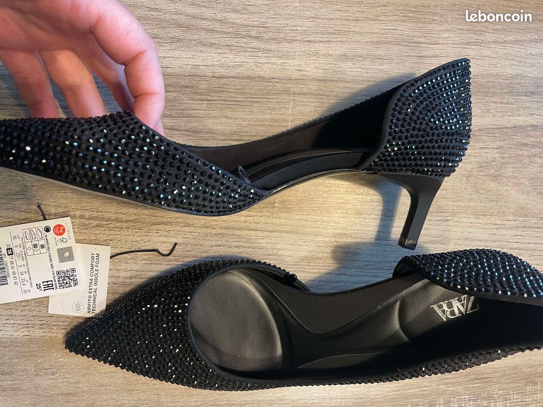 Paillettes Escarpin Sequin Escarpins Neuf Zara Pointure 36 à