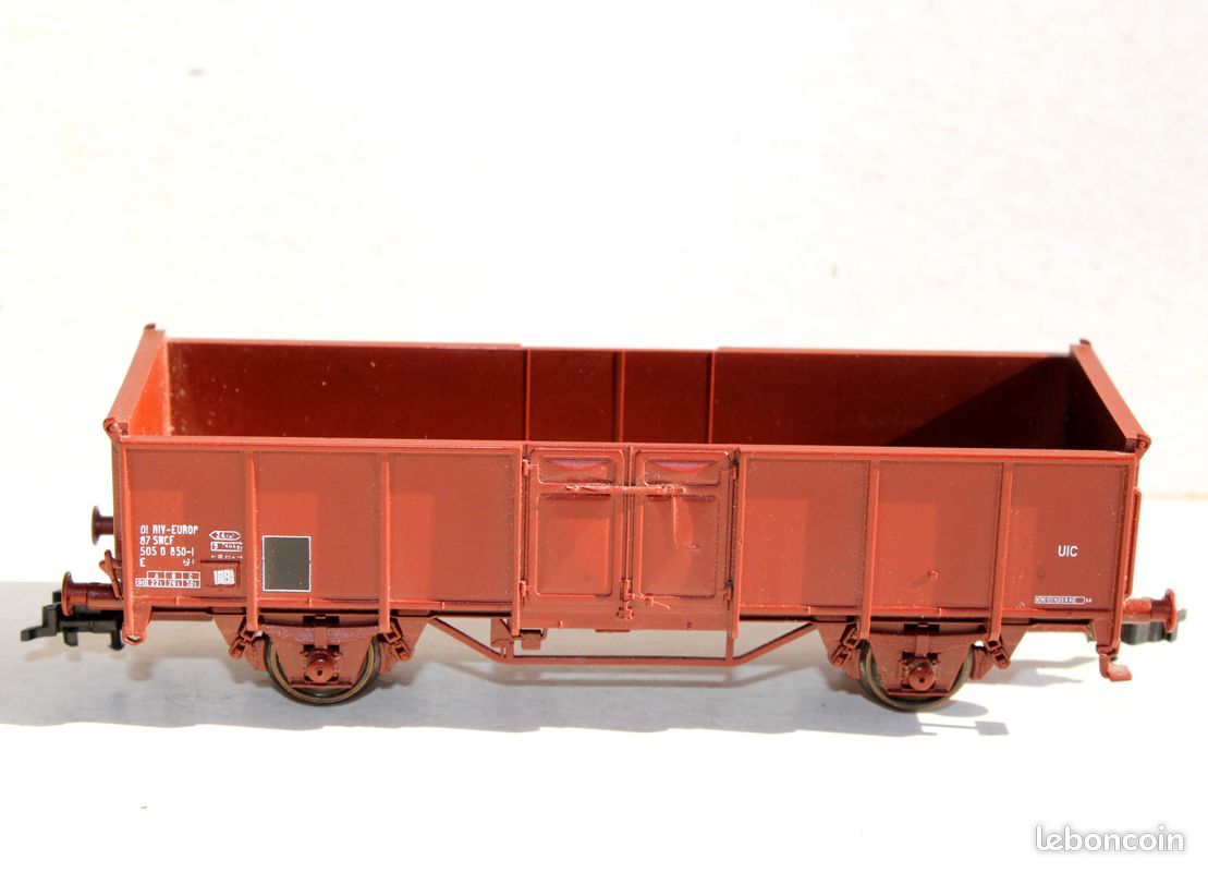 Wagon Trémie Minéralier CFL HO 1/87 Roco 46676 - Époque 4 - Occasion Comme Neuf