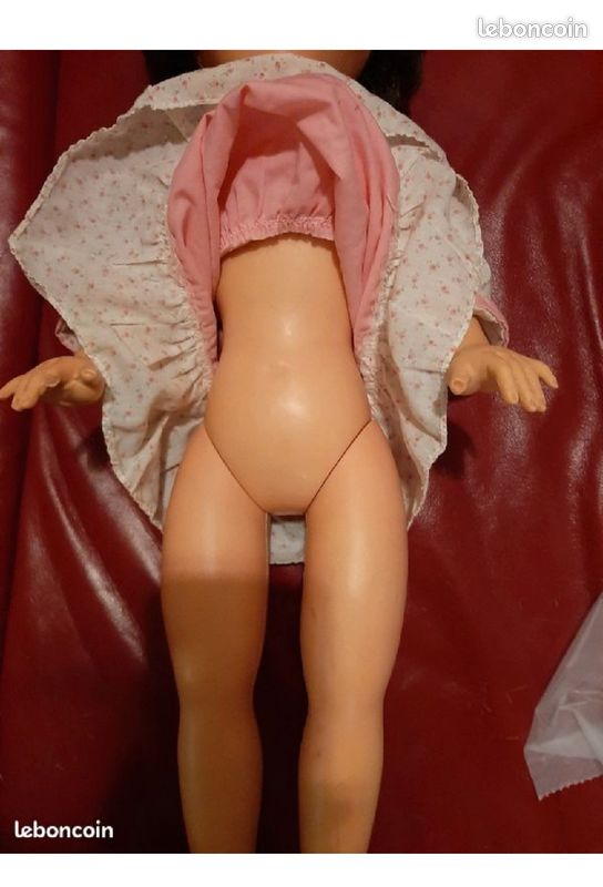 Poupée ancienne brune SNF 55CM grande taille (image 5)