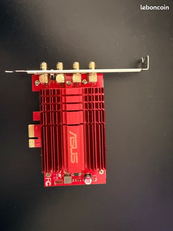 Carte WiFi ASUS PCE-AC88 AC3100 PCIe 4 antennes très puissante (image 2)
