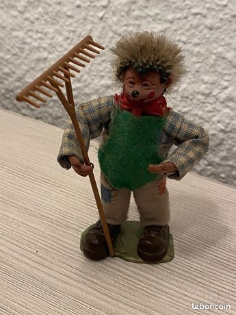 FIGURINE PVC PLASTIQUE Ancienne Personnage Mecki Le Herisson A EUR 6,99