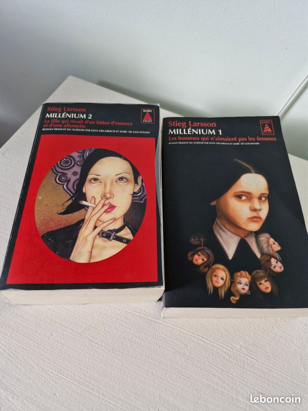 Lot de deux livres Millénium (image 1)