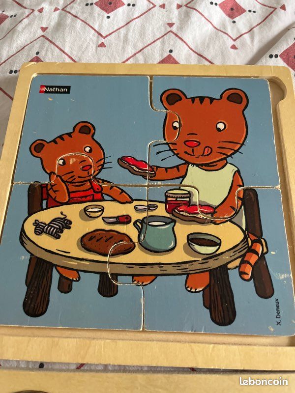 Puzzles bois Nathan 8 les 3 ou 3 l’unité (image 4)