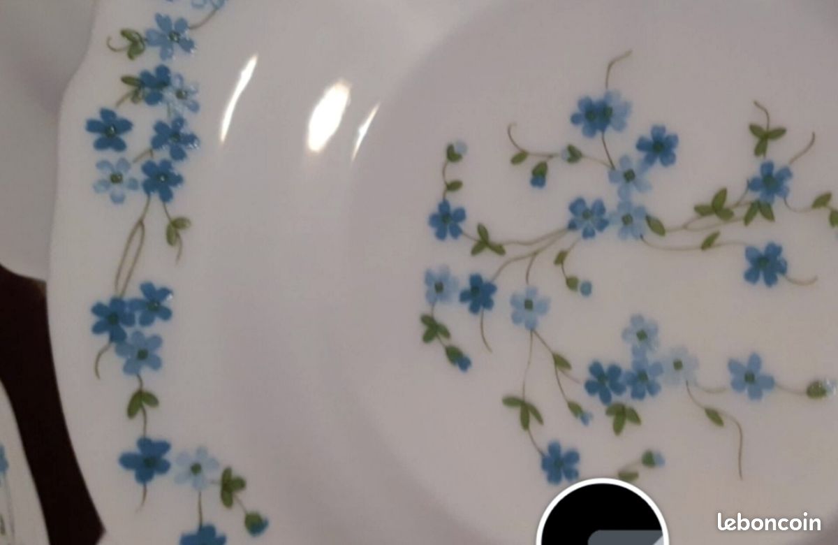 Verre arcopal myosotis d'occasion - Arts de la table - - page 3